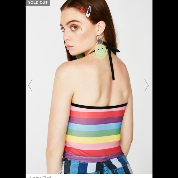 EUC Lazy Oaf Halter sz S. Dolls kill. Worn once. - Picture 8 of 12